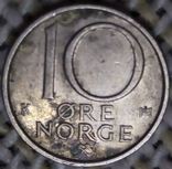 Норвегия 10 оре 1986, фото №2