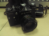 Фотоаппарат Зенит TTL олимпиада с чехлом, объектив helios-44M, фото №6