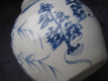 Старая Азиатская ваза - живопись кобальтом., фото №9