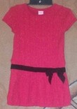 Платье красное с золотистой ниткой., фото №2