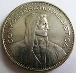 Швейцария, 5 серебряных франков 1932, фото №3