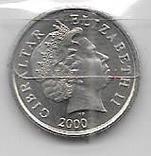  Гибралтар 5 пенсов 2000 год (Берберская обезьяна), фото №3