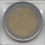 2 Евро 2001 год Испания, фото №3