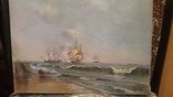 Картина морской пейзаж,холст,масло, фото №5