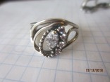 Кольцо и серьги серебро 925 цирконий, photo number 9