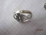 Кольцо и серьги серебро 925 цирконий, фото №10