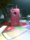  Чехол красный на iPhone 4/4s,твёрдый пластик, приличное состояние, фото №8