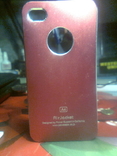  Чехол красный на iPhone 4/4s,твёрдый пластик, приличное состояние, фото №9