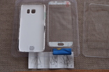 Защитный набор: чехол бампер, пленка и платок для Samsung Galaxy S6, фото №4