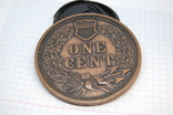 Медаль США. 1 цент. USA. 76мм, фото №3