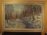 Зимний пейзаж Отто Эйлертсен, фото №2