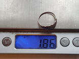 Кольцо серебро 925 проба. Размер 17.5. Много камней., фото №3
