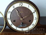 Каминные часы Hermle с четвертным боем, фото №13