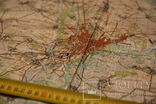 Север Черниговской области. Длина 2,7м. Огромная склейка карт генштаба 1:100000, фото №7