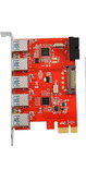 Плата расширения на 5шт. USB 3.0.PCI-E адаптер контроллер-концентратор.Блиц., numer zdjęcia 9
