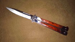 Складной нож-балисонг (бабочка) красное дерево. Блиц., фото №3