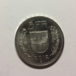 5 франков Швейцарии 2012 г, фото №3