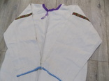 Гуцульська жіноча полотняна сорочка зшита вручну, фото №2