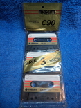 Аудио кассеты, 3 шт. (новые в упаковке), фото №2