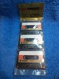 Аудио кассеты, 3 шт. (новые в упаковке), фото №3