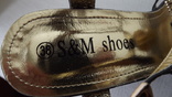 Босоножки платформа танкетка 24 стелька S&amp;M Shoes, фото №9