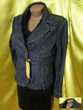 Женский джинсовый пиджак R.MARKS, размер L. Лот 402, фото №7