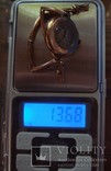 Часы золотые с браслетом, Швейцария, 56пр, 14к. Вес золота прим. 7 г, фото №10