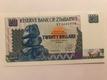 20 доларів Зімбабве 1997, фото №2