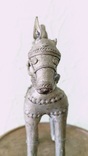 Бронзовая статуэтка, всадник на лошади. Индия XIX в, фото №8