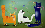 Картина "Коты и валериана", фото №2