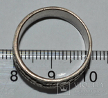 Кольцо серебро 925, фото №4
