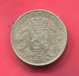 Бельгия 5 франков 1873 Леопольд II, фото №3