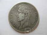 5 франков 1828 W (Лилль), фото №2