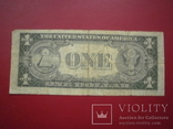 США 1935 рік (Е) 1 долар (срібний сертифікат)., фото №3