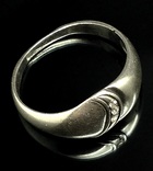 Кольцо, цирконы, фото №2