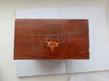 Старая резная деревянная шкатулка, фото №3