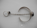 Браслет и кольцо серебро 925 пр ( вес 33 гр ), фото №2