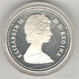 1 Доллар Канада 1886-1986 VANCOU,серебро(112з), фото №2