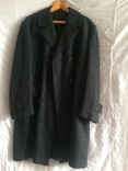 Пальто мужское шерстяное чёрное, фото №3