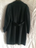 Пальто мужское шерстяное чёрное, фото №6