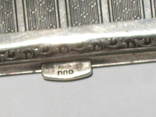 Портсигар серебро 800 пробы Эмаль Европа вес 112 ,2 грамм, фото №4