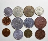 Набор монет на вес № 11-номинал 2-48 грамм-повторов нет, фото №2