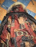 Оригинальная женская кожаная куртка с капюшеном YESSICA.54-56. Лот 338, фото №5