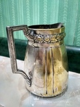 Молочник изящный клеймо серебрение, фото №7