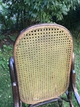 Антикварное кресло -качалка примерно 1900-1930 год., фото №6