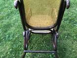 Антикварное кресло -качалка примерно 1900-1930 год., фото №8
