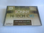 Аудио кассета новая SONNY HI-TECH C90 JAPAN, фото №2