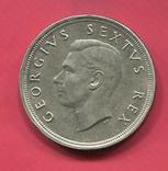 Британская Южная Африка 5 шиллингов (Крона) 1952 серебро Парусник, фото №3
