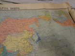 Политическая карта мира, 117х82 см, СССР, фото №4