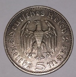 5 марок 1935  год "j", фото №6